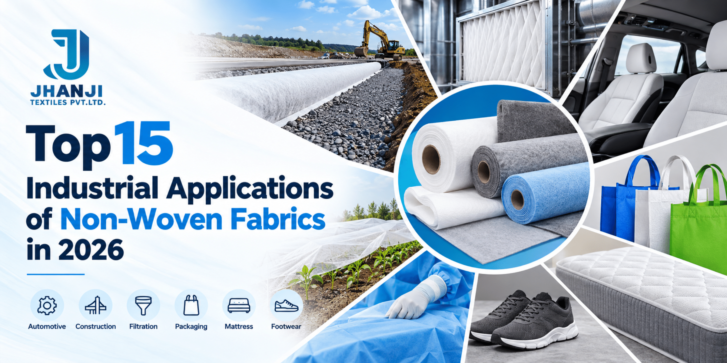You are currently viewing Top 15 Industrial Applications of Non-Woven Fabrics in 2026