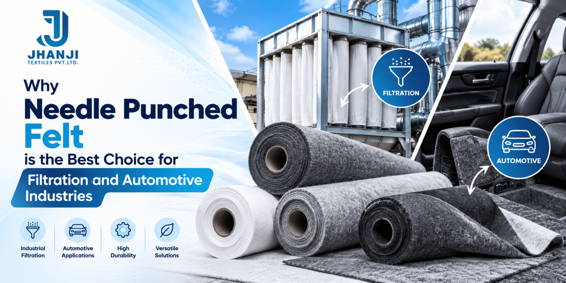 You are currently viewing Why Needle Punched Felt Is the Best Choice for Filtration and Automotive Industries
